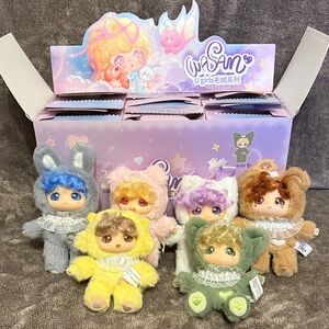Full Set! Wasami U Girls Set of 8 Plush Pendants